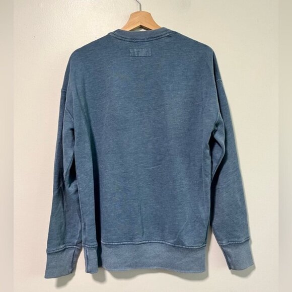Abercrombie & Fitch Soft AF Fleece Sweatshirt - Men’s XS - Washed Blue - Picture 8 of 10